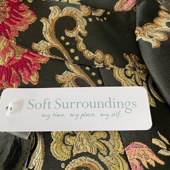 SOFT SURROUNDINGS NWT BRANCA JACQUARD JACKET PM - Picture 5 of 9